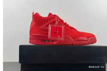 Jordan Red Flyknit Retro 4 0616